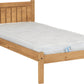 Maya 3' Bed - Distressed Waxed Pine