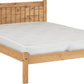 Maya 4'6" Bed - DISTRESSED WAXED PINE