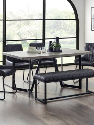 Miller Concrete Effect Dining Table