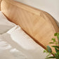 Milo Oak Effect Chevron 135cm Double Bed Frame