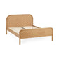 Milo Oak Effect Chevron 150cm King Bed