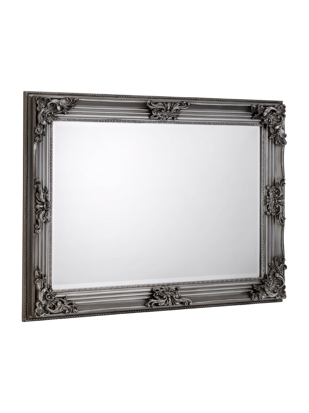 Rococo Pewter Wall Mirror