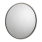 Octave Round Pewter Wall Mirror