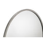 Octave Round Pewter Wall Mirror