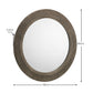 Cadence Large Round Pewter Wall Mirror