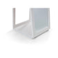 Fresco White Storage Mirror