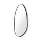 Rushmore Black Metal 95cm Organic Shaped Wall Mirror