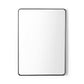 Jaya Black Frame Rectangular Wall Mirror