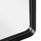 Jaya Black Frame Rectangular Wall Mirror