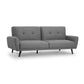 Monza Fabric Sofa Bed - Grey