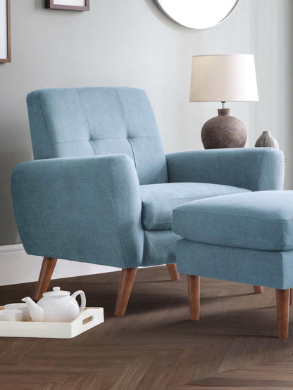 Monza Compact Retro Chair - Blue