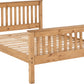 Monaco 5' Bed High Foot End - DISTRESSED WAXED PINE