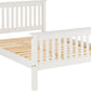 Monaco 4' Bed High Foot End - White