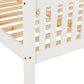 Monaco 4' Bed High Foot End - White