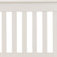 Monaco 4' Bed High Foot End - White