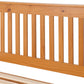 Monaco 4'6" Bed Low Foot End - Antique Pine