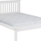 Monaco 5' Bed Low Foot End - WHITE