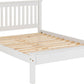 Monaco 5' Bed Low Foot End - WHITE