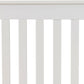 Monaco 4' Bed Low Foot End - White