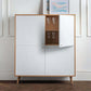 Moritz 4 Door Cabinet - Oak & White