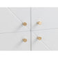Moritz 4 Door Cabinet - Oak & White
