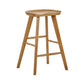 Mulu Natural Solid Oak Bar Stool