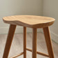 Mulu Natural Solid Oak Bar Stool