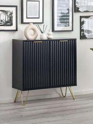 Murano Compact Sideboard - Matt Black