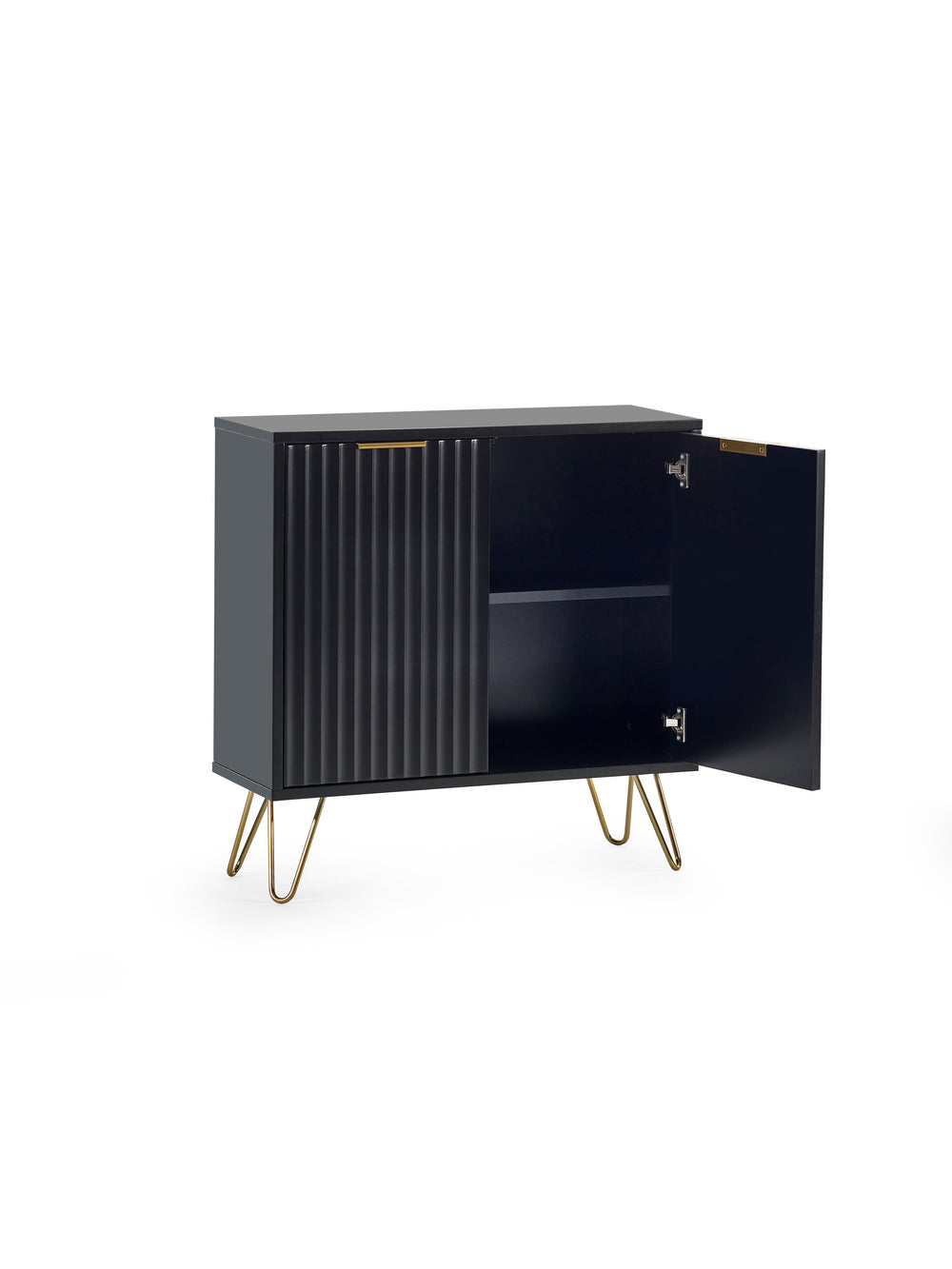 Murano Compact Sideboard - Matt Black