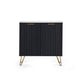 Murano Compact Sideboard - Matt Black