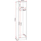 Malvern 1 Door Wardrobe - Urban Snow