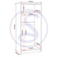 Malvern 2 Door Wardrobe - White