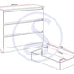 Malvern 3 Drawer Chest - White