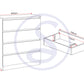 Malvern 4 Drawer Chest - White