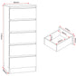 Malvern 5 Drawer Narrow Chest - Urban Snow