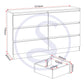 Malvern 6 Drawer Chest - White