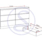 Malvern 6 Drawer Chest - Urban Snow