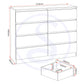 Malvern 8 Drawer Chest - White