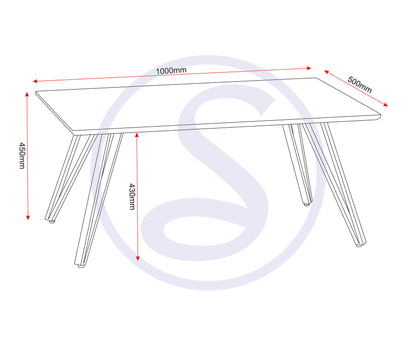 Marlow Coffee Table - WHITE MARBLE EFFECT