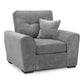 Maxwell Sofa Grey Armchair
