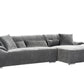 Modena Sofa Charcoal Right Hand