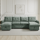 Moscow Sofabed Green U Shape Corner