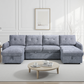 Moscow Sofabed Grey U Shape Corner