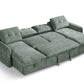 Moscow Sofabed Green U Shape Corner