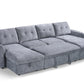 Moscow Sofabed Grey U Shape Corner