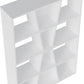 Naples Medium Bookcase - White