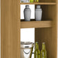 Naples Serving Cart/Side Table - Oak Effect