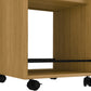 Naples Serving Cart/Side Table - Oak Effect