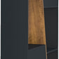 Naples Tall Bookcase - Black/Pine Effect