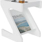 Naples Z Side Table - White